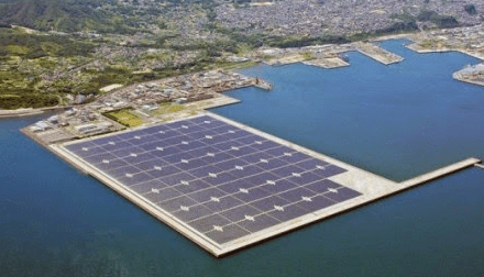 Central Fotovoltaica Flotante Japon